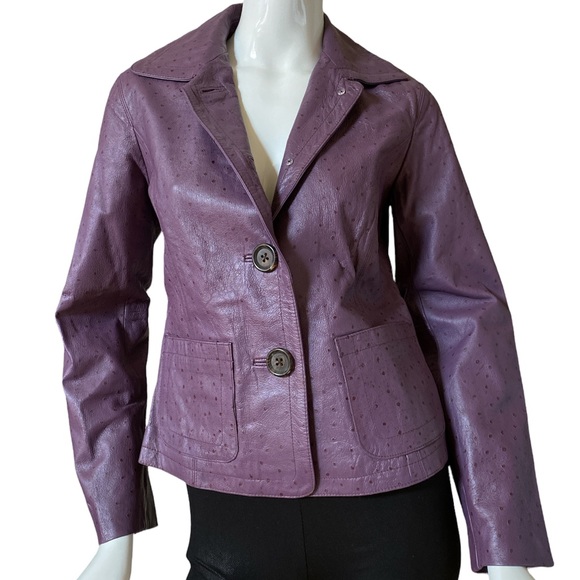 Ostrich Blazer Jacket 
